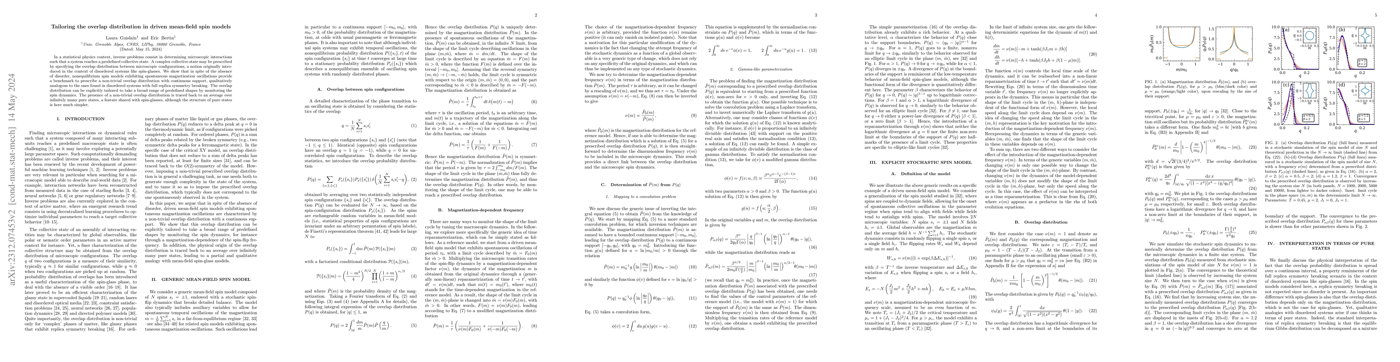 Thumbnail for Tailoring the overlap distribution in driven mean-field spin models