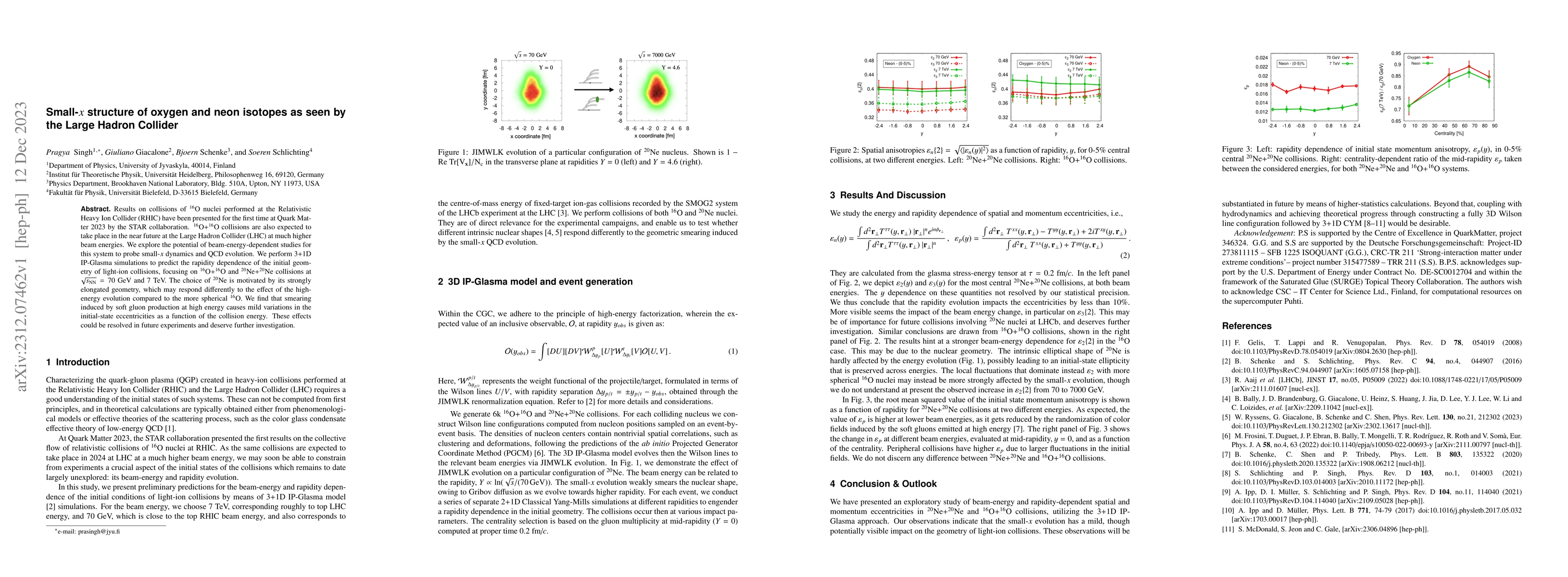 Thumbnail for Small-x structure of oxygen and neon isotopes as seen by the Large
  Hadron Collider