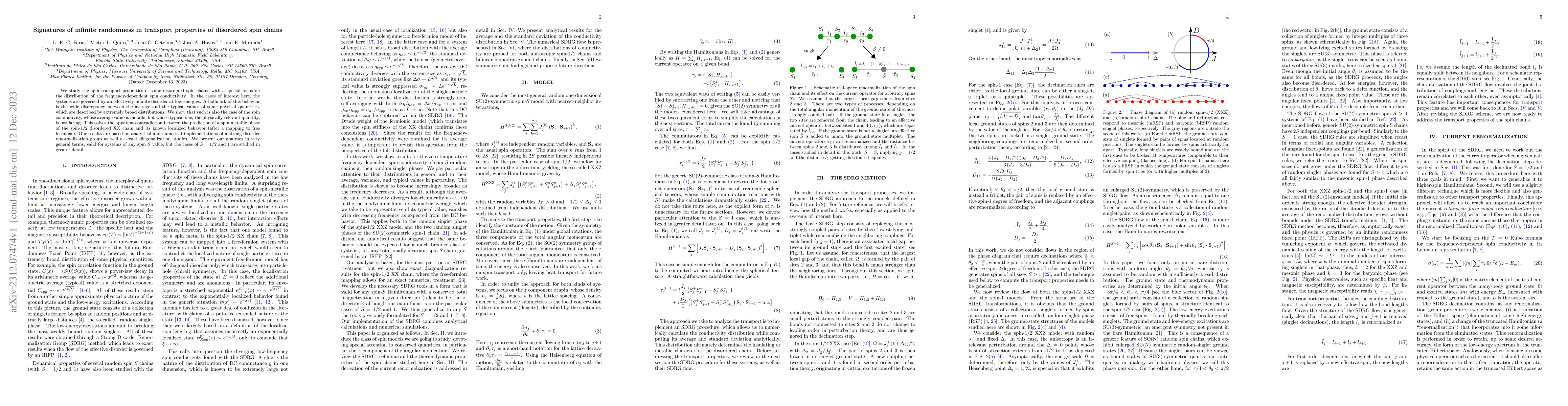 Thumbnail for Signatures of infinite randomness in transport properties of disordered
  spin chains