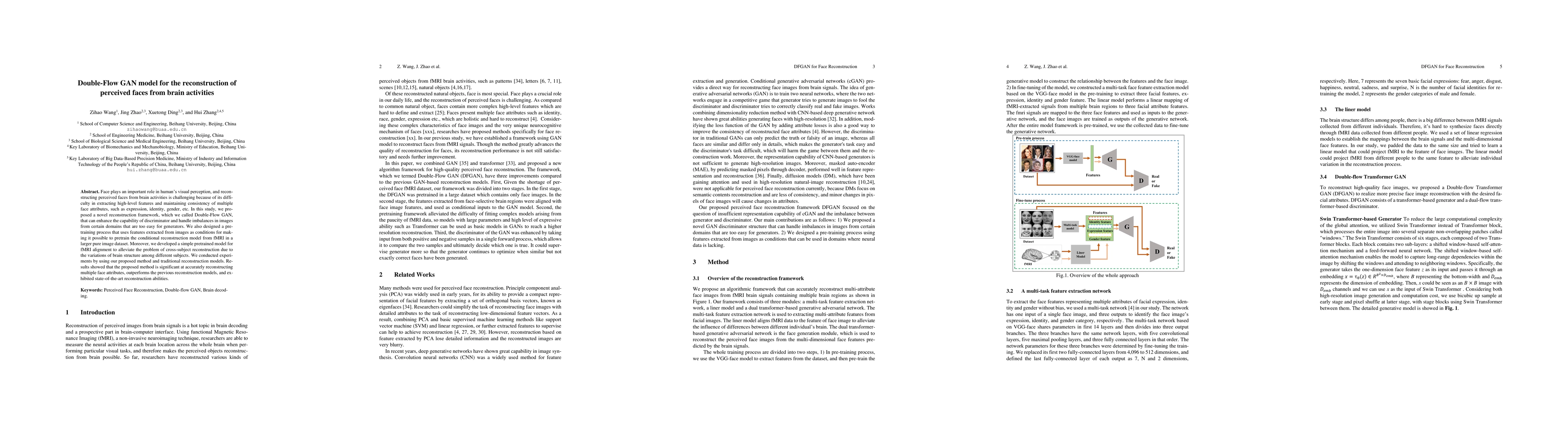 Thumbnail for Double-Flow GAN model for the reconstruction of perceived faces from
  brain activities