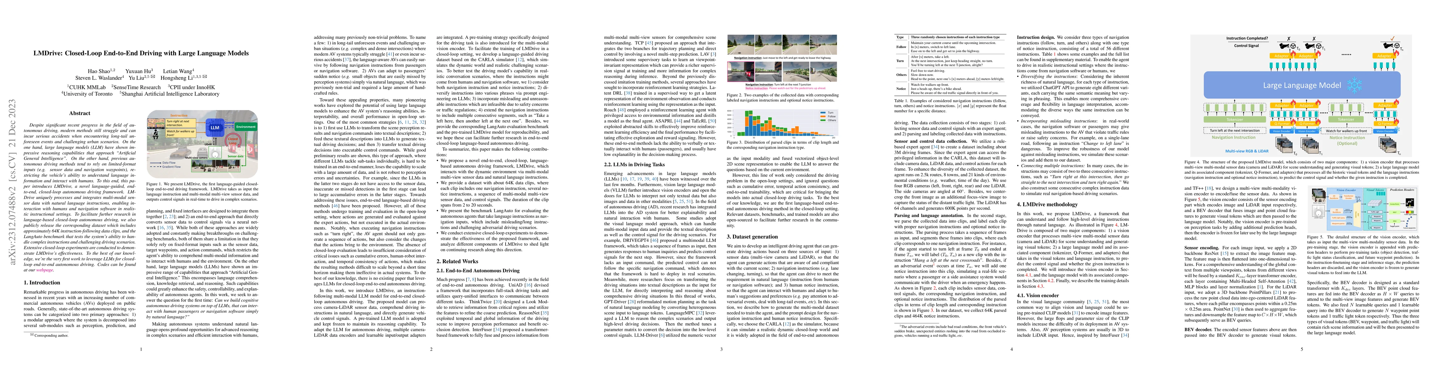 Thumbnail for LMDrive: Closed-Loop End-to-End Driving with Large Language Models