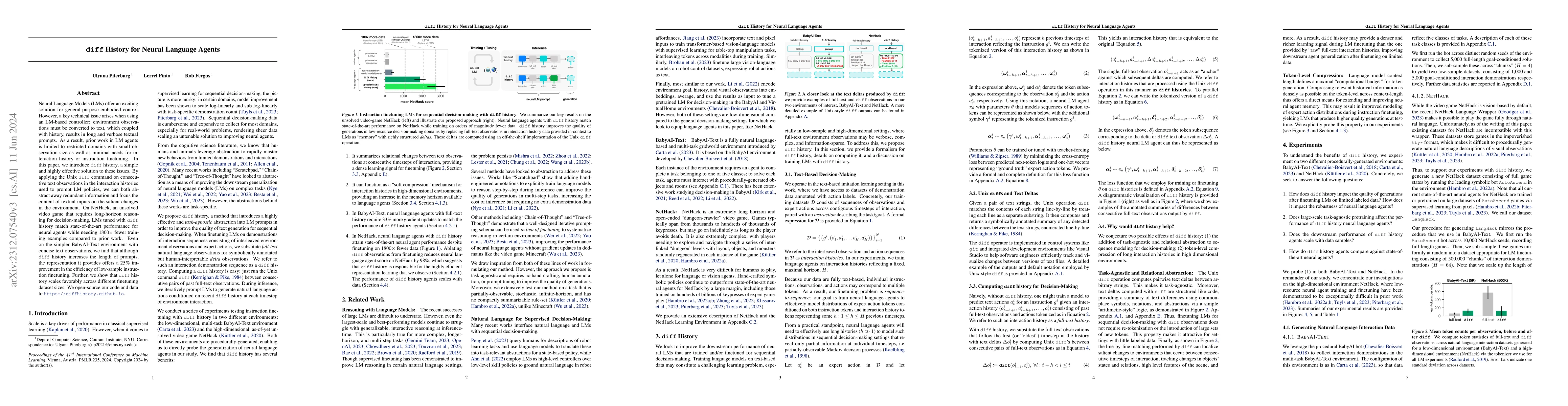 Thumbnail for diff History for Neural Language Agents