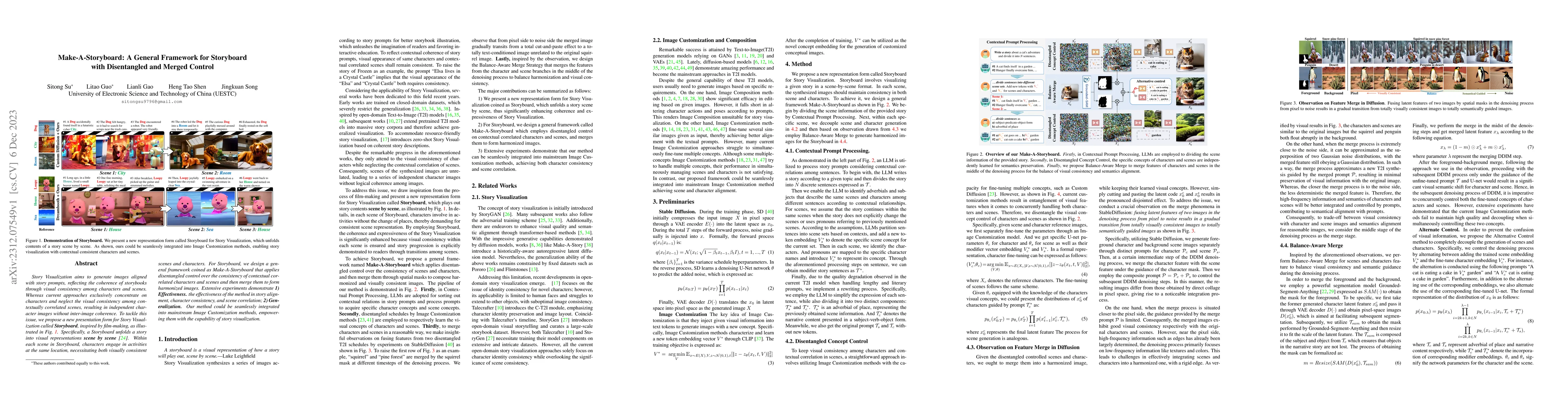 Thumbnail for Make-A-Storyboard: A General Framework for Storyboard with Disentangled
  and Merged Control