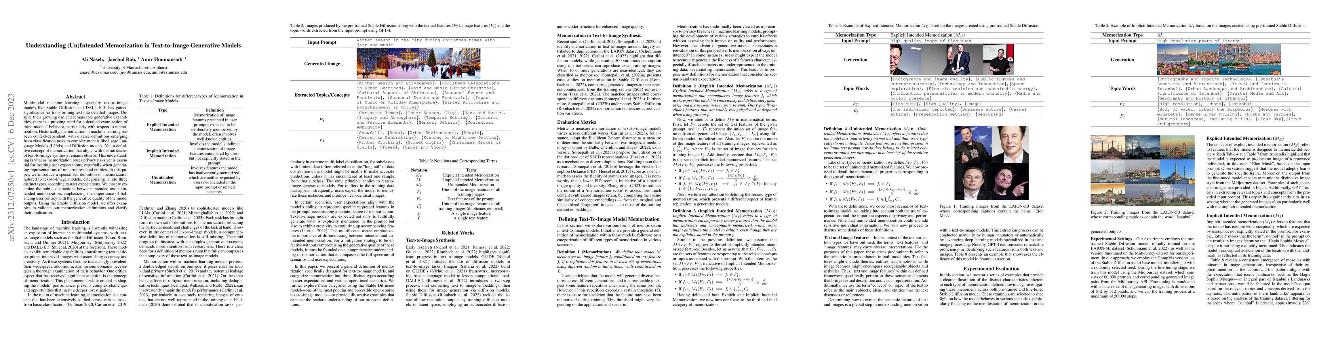 Thumbnail for Understanding (Un)Intended Memorization in Text-to-Image Generative
  Models