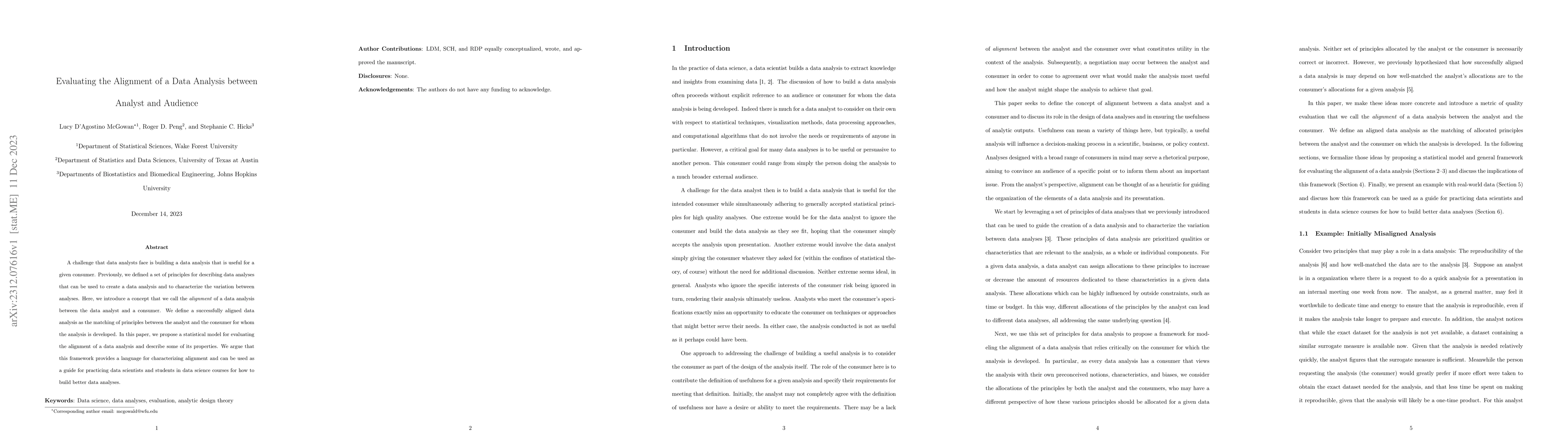 Thumbnail for Evaluating the Alignment of a Data Analysis between Analyst and Audience