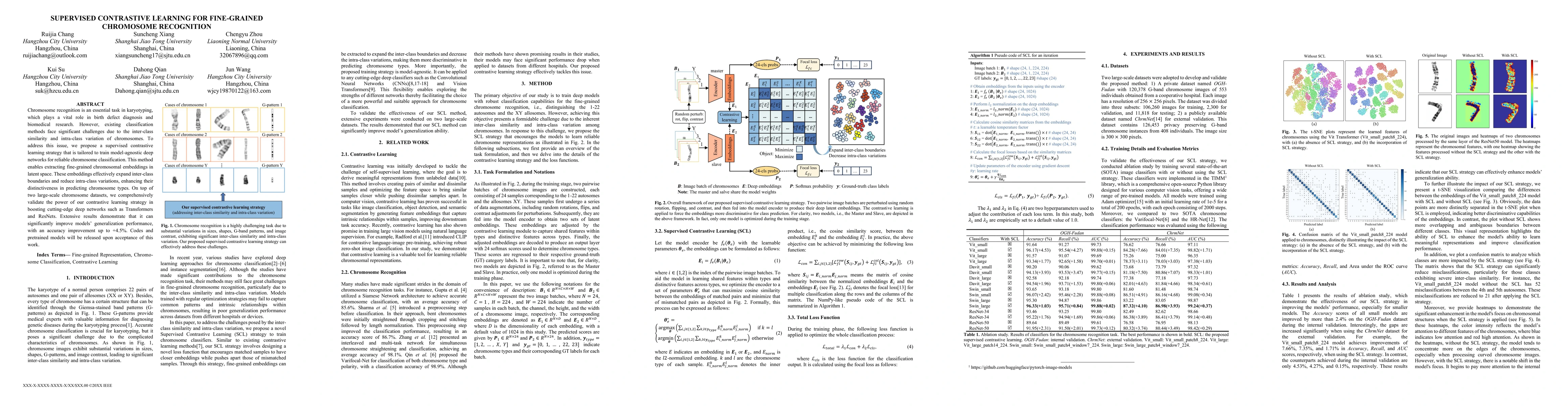 Thumbnail for Supervised Contrastive Learning for Fine-grained Chromosome Recognition