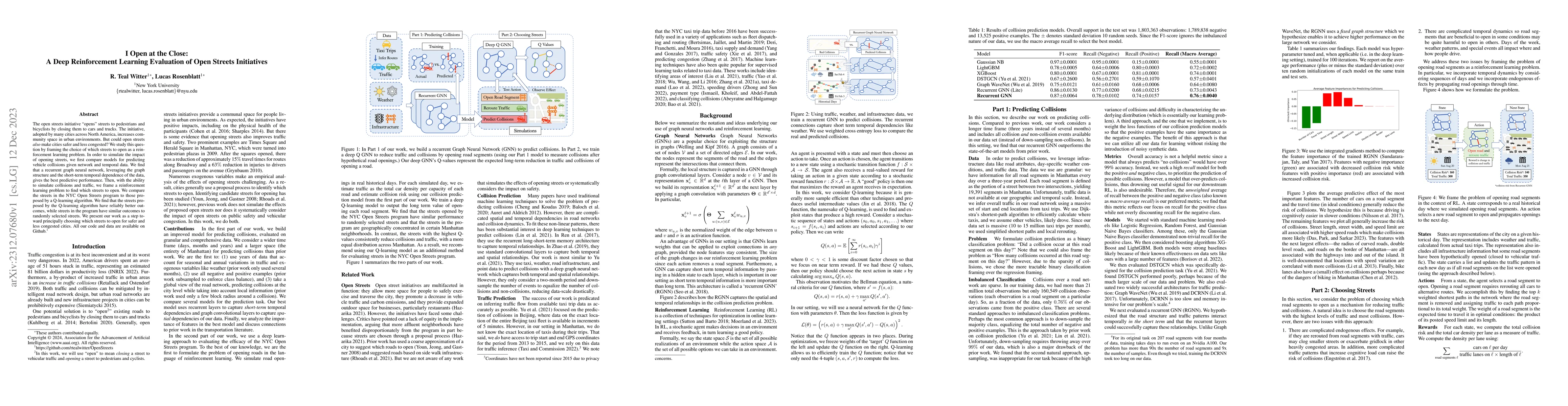 Thumbnail for I Open at the Close: A Deep Reinforcement Learning Evaluation of Open
  Streets Initiatives