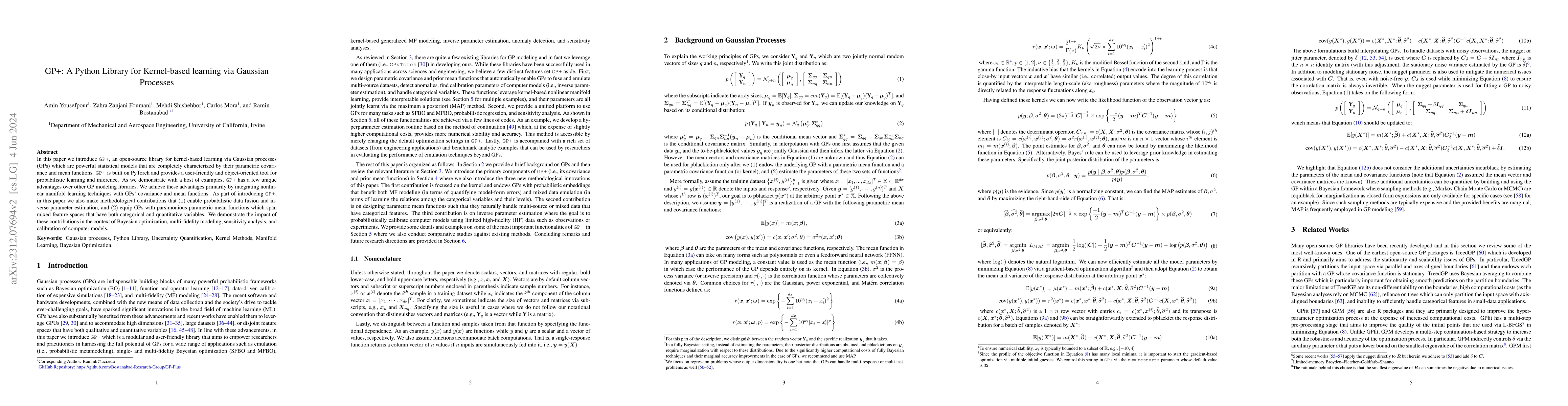 Thumbnail for GP+: A Python Library for Kernel-based learning via Gaussian Processes