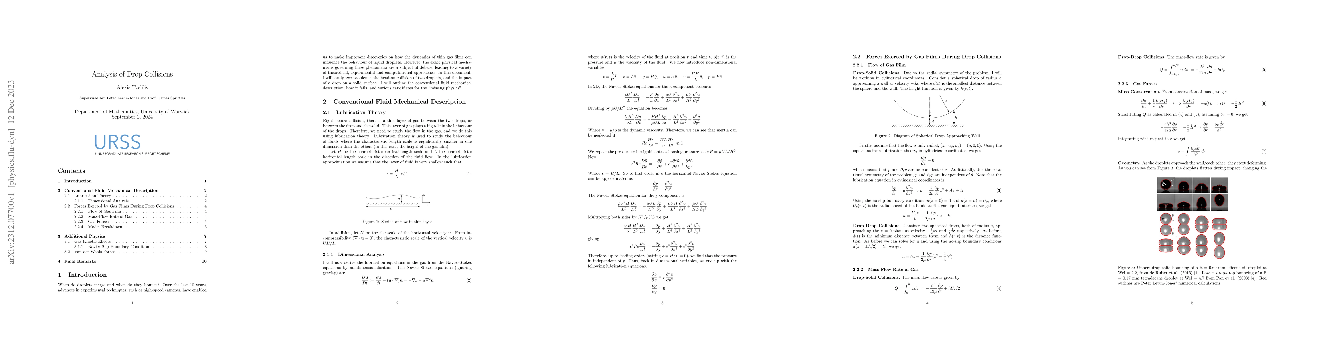 Thumbnail for Analysis of Drop Collisions