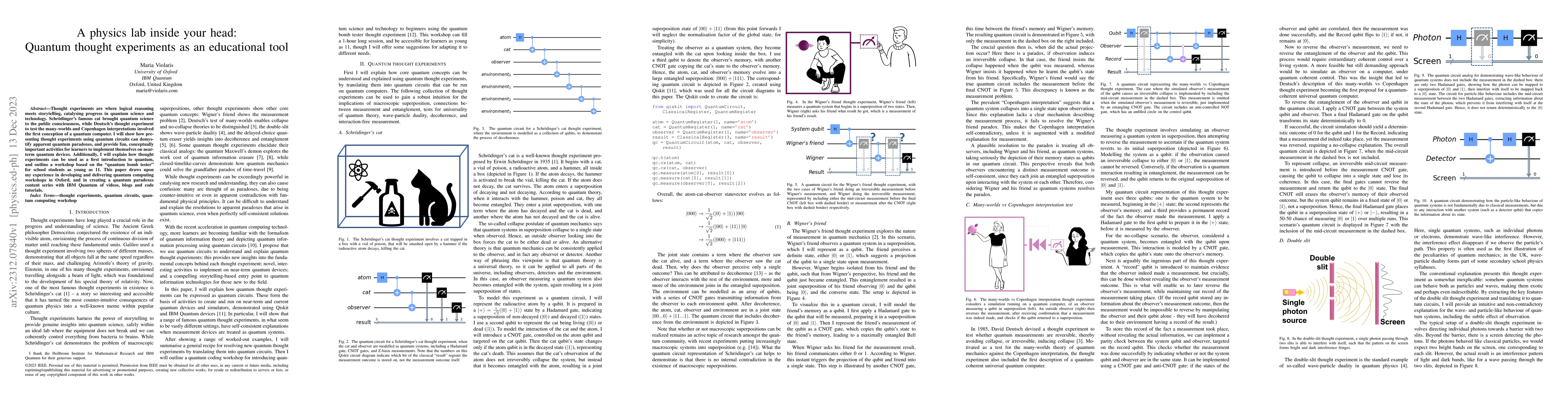 Thumbnail for A Physics Lab Inside Your Head: Quantum Thought Experiments as an
  Educational Tool
