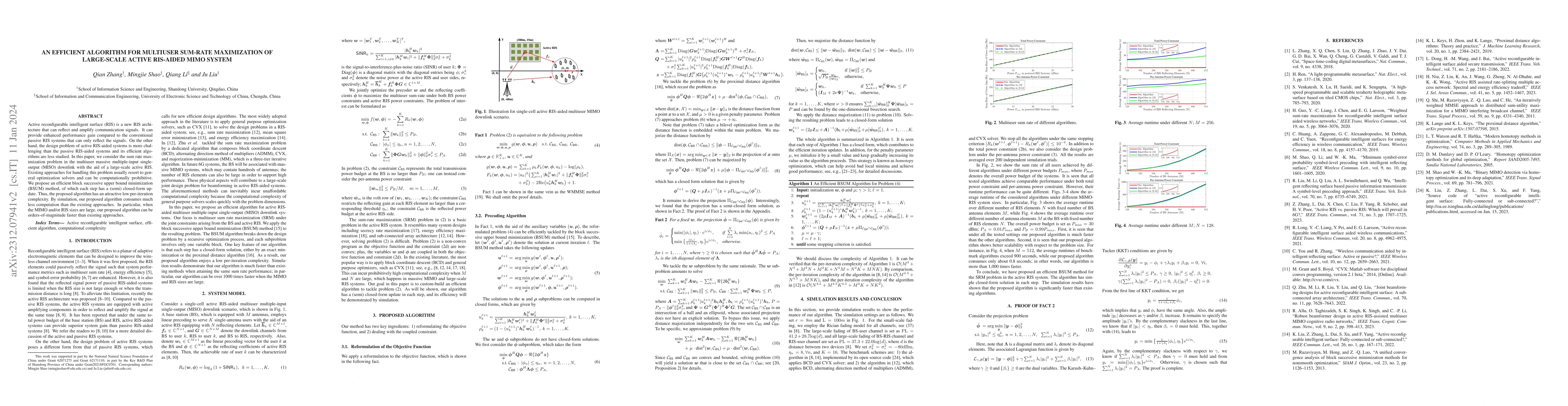 Thumbnail for An efficient algorithm for multiuser sum-rate maximization of
  large-scale active RIS-aided MIMO system