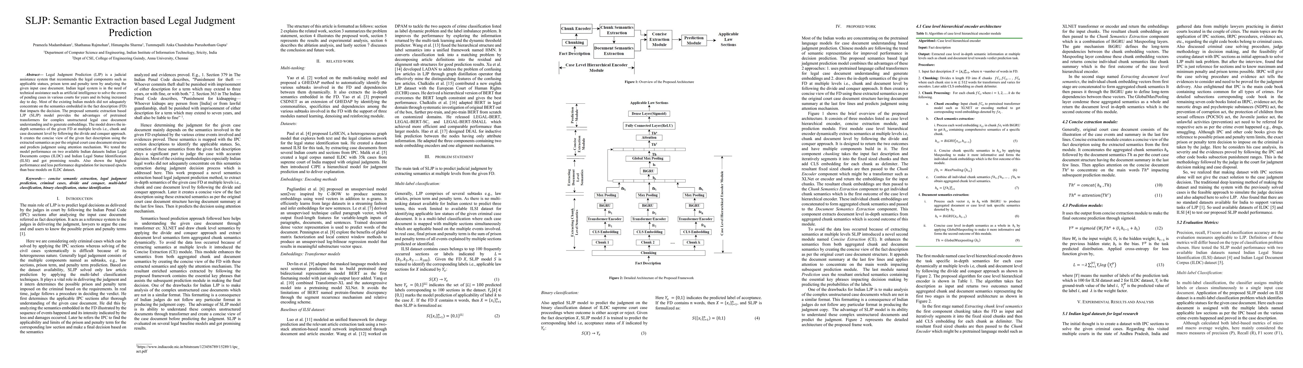 Thumbnail for SLJP: Semantic Extraction based Legal Judgment Prediction