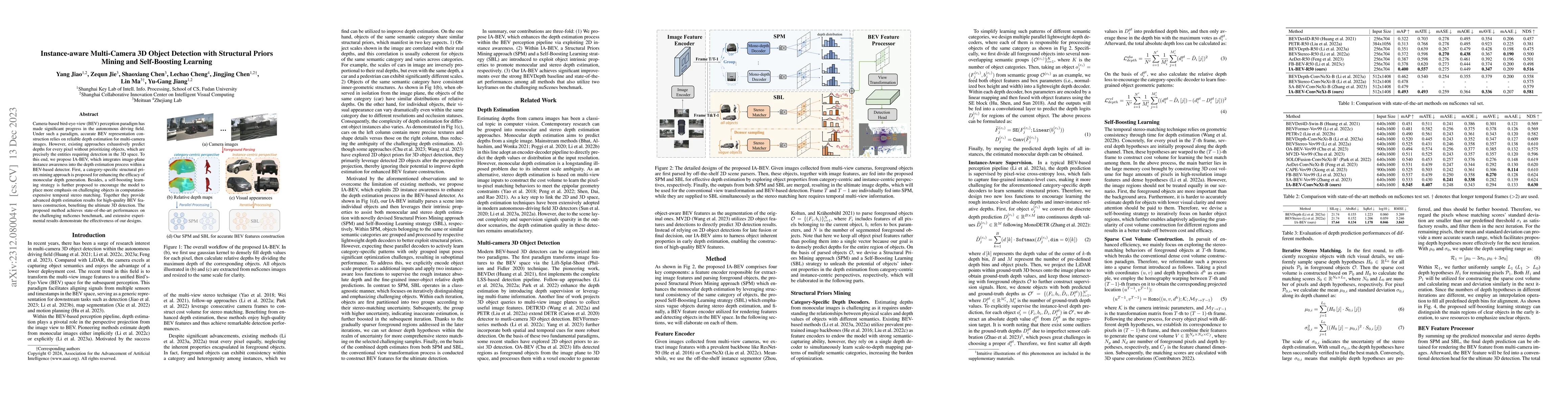 Thumbnail for Instance-aware Multi-Camera 3D Object Detection with Structural Priors
  Mining and Self-Boosting Learning