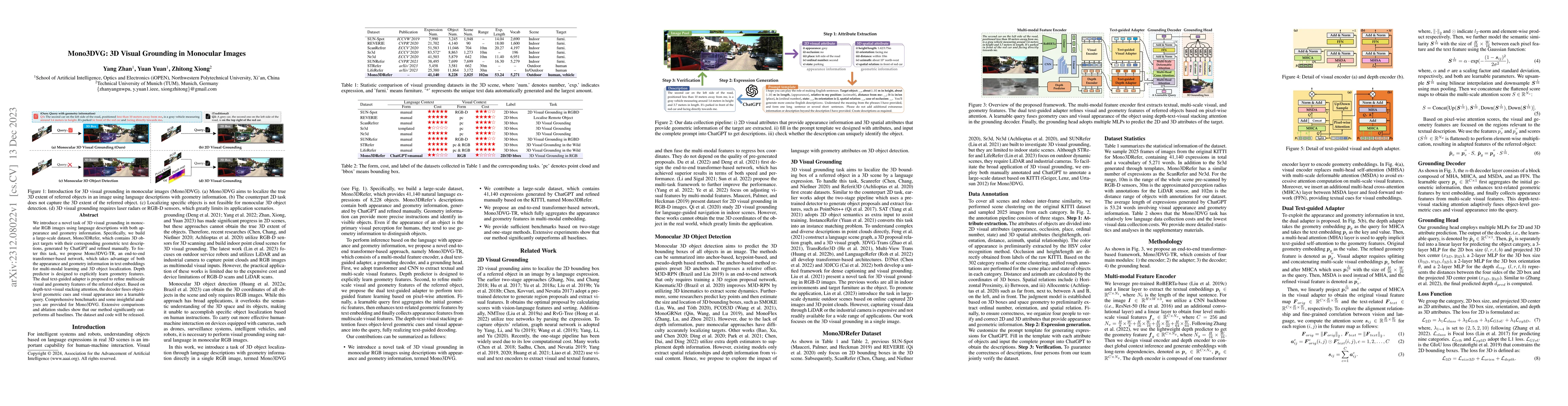 Thumbnail for Mono3DVG: 3D Visual Grounding in Monocular Images