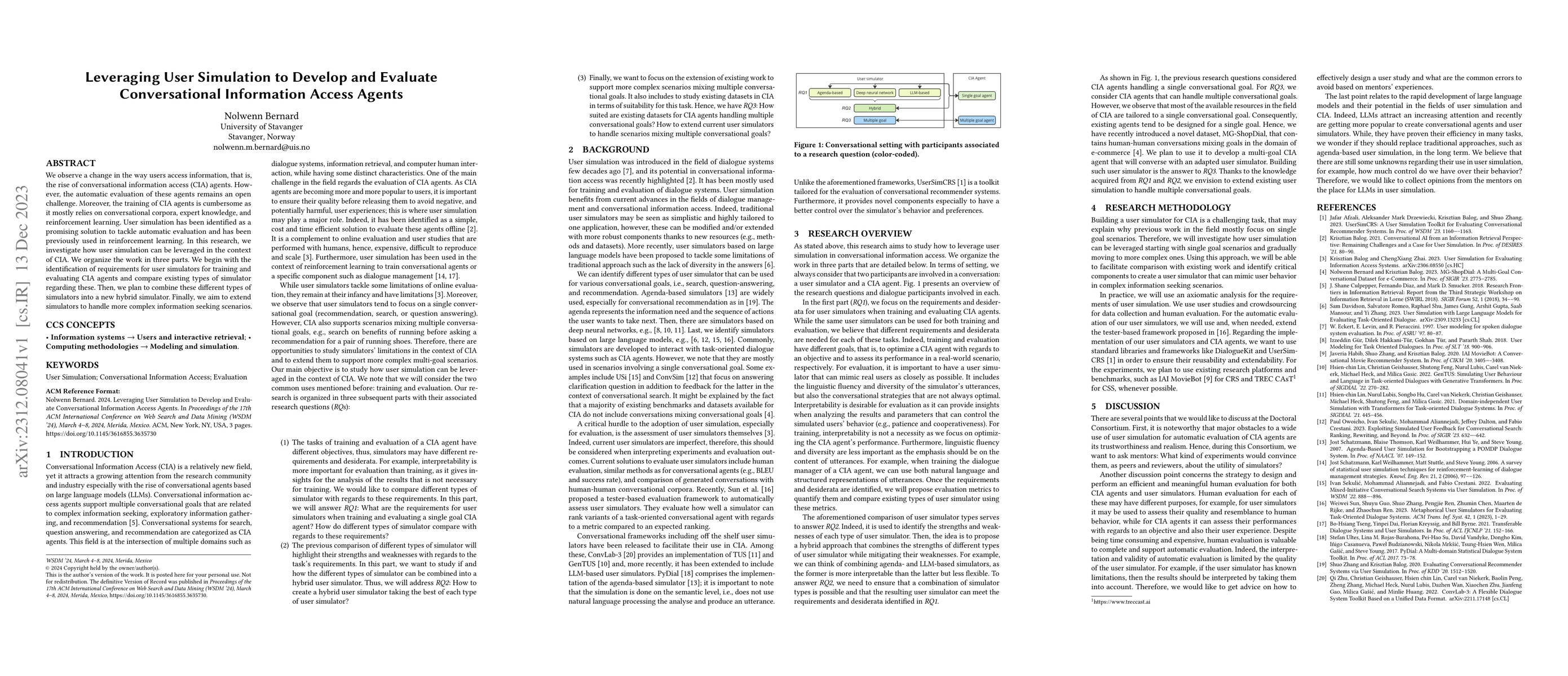 Thumbnail for Leveraging User Simulation to Develop and Evaluate Conversational
  Information Access Agents