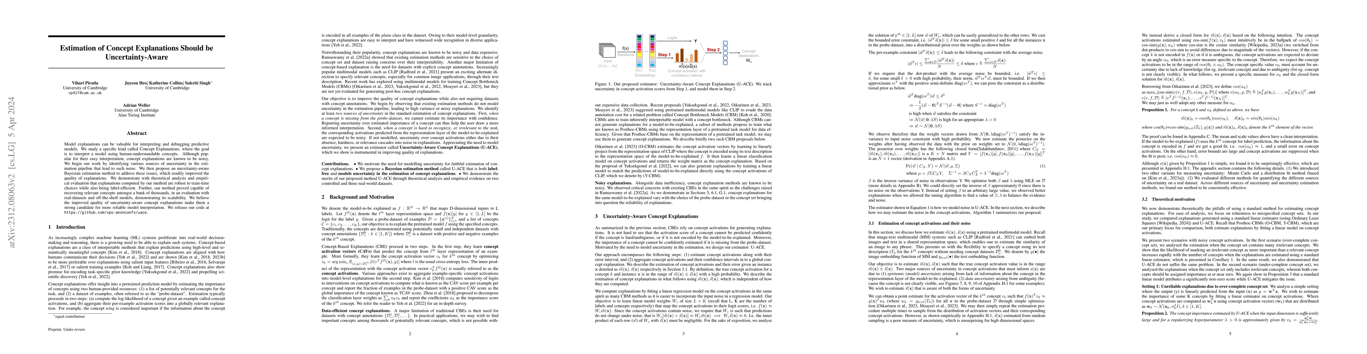 Thumbnail for Estimation of Concept Explanations Should be Uncertainty Aware