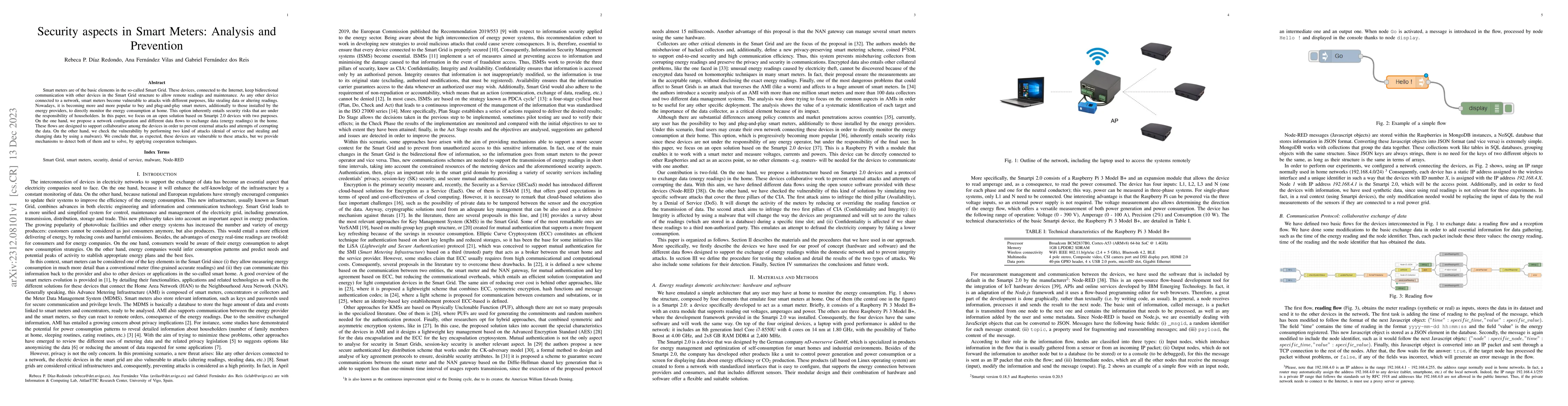 Thumbnail for Security aspects in Smart Meters: Analysis and Prevention
