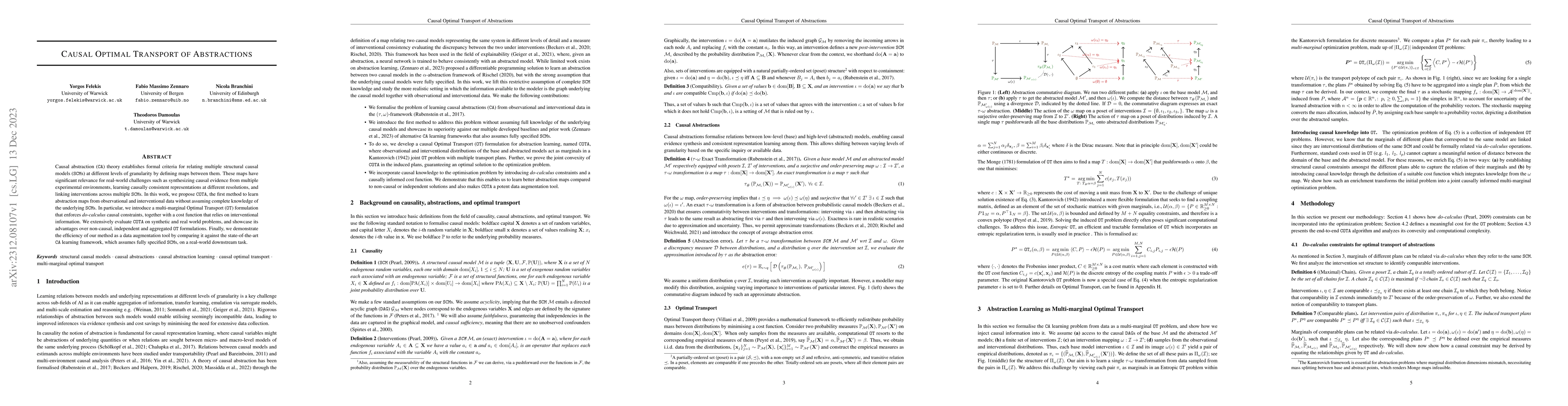 Thumbnail for Causal Optimal Transport of Abstractions
