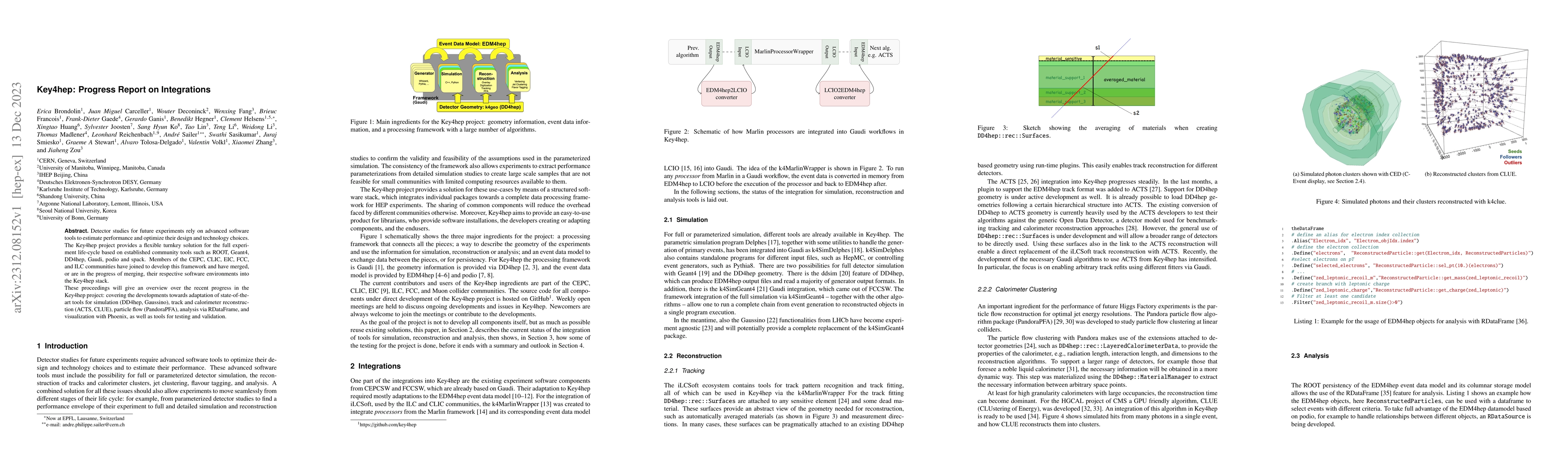 Thumbnail for Key4hep: Progress Report on Integrations