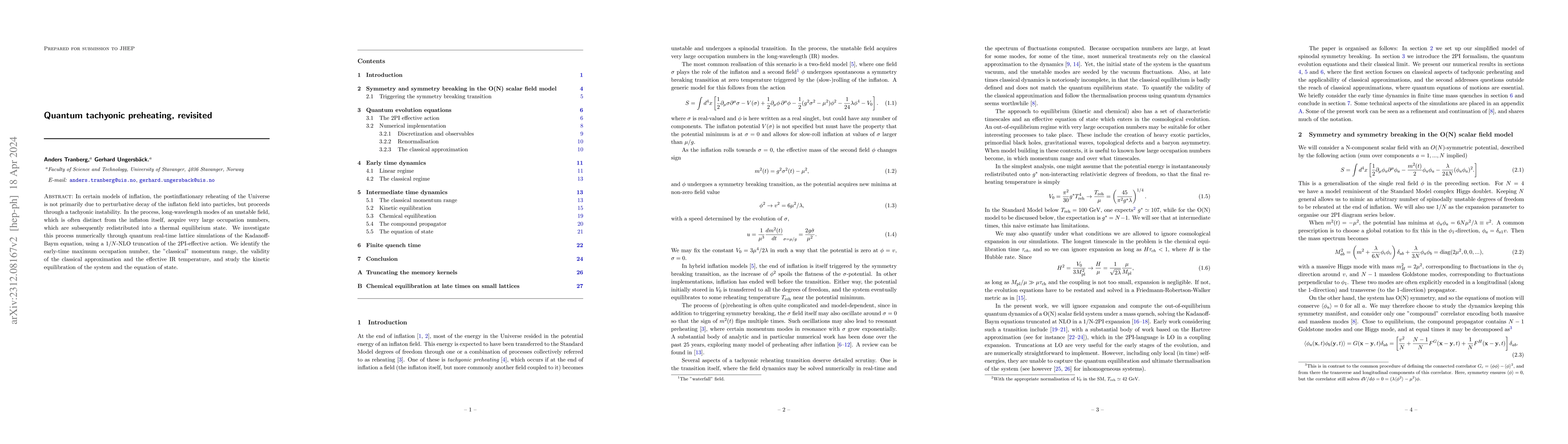 Thumbnail for Quantum tachyonic preheating, revisited