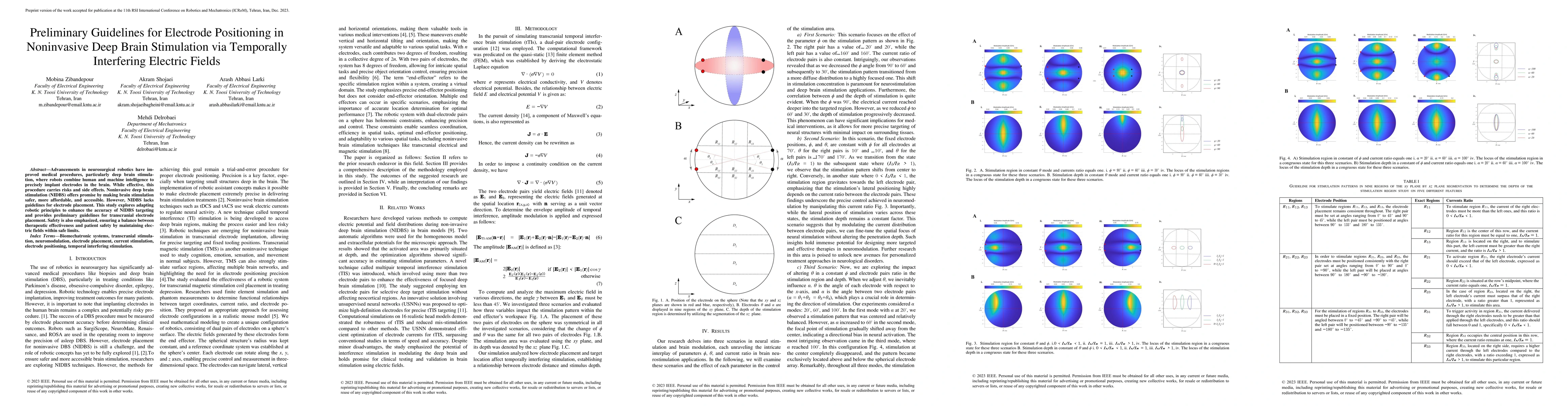 Thumbnail for Preliminary Guidelines for Electrode Positioning in Noninvasive Deep
  Brain Stimulation via Temporally Interfering Electric Fields