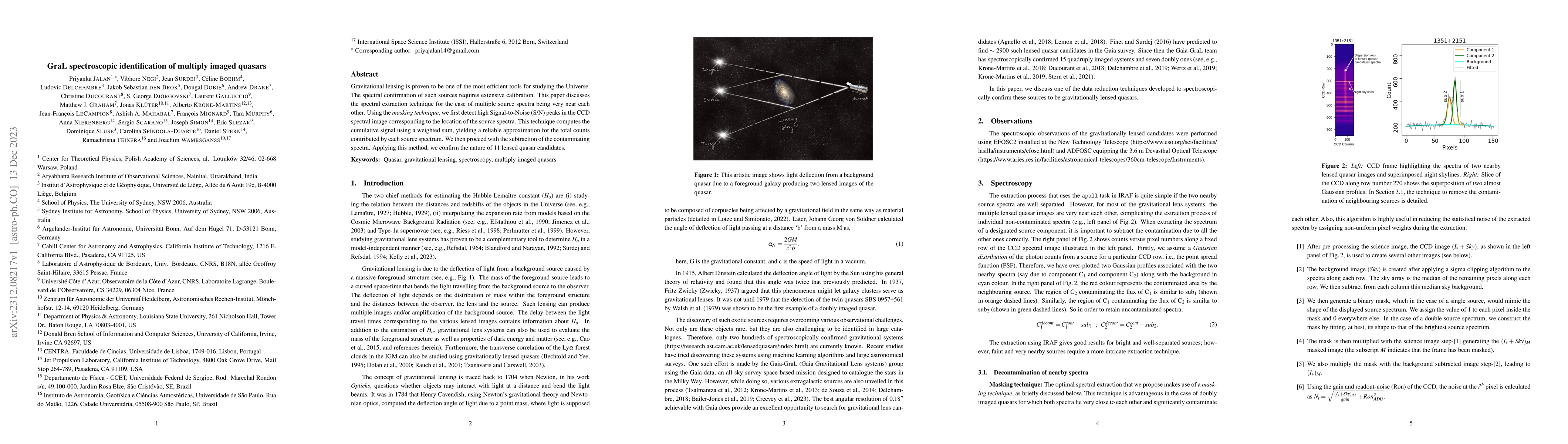 Thumbnail for GraL spectroscopic identification of multiply imaged quasars
