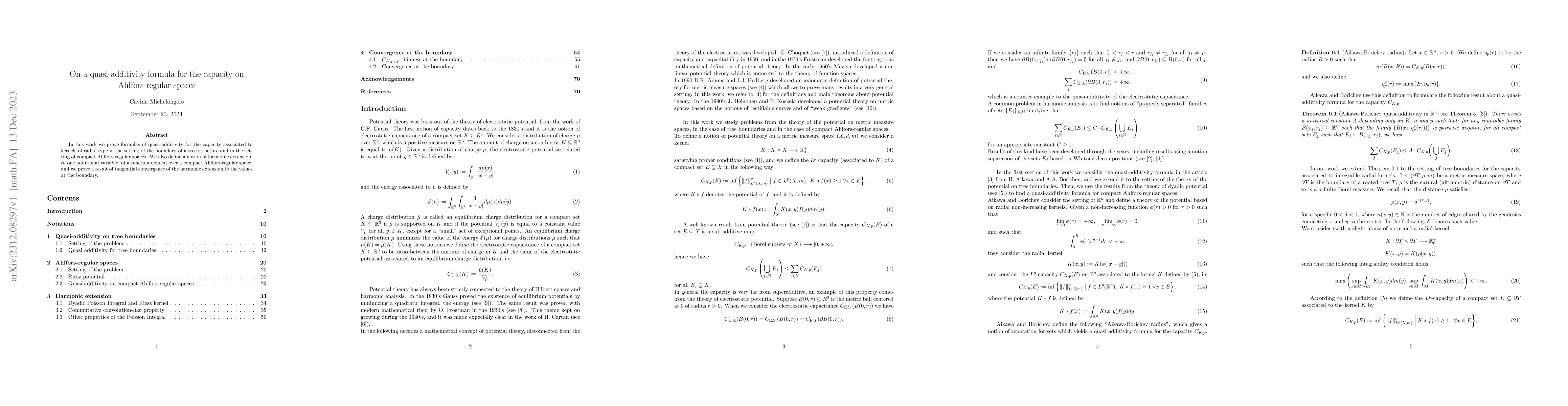 Thumbnail for On a quasi-additivity formula for the capacity on Ahlfors-regular spaces