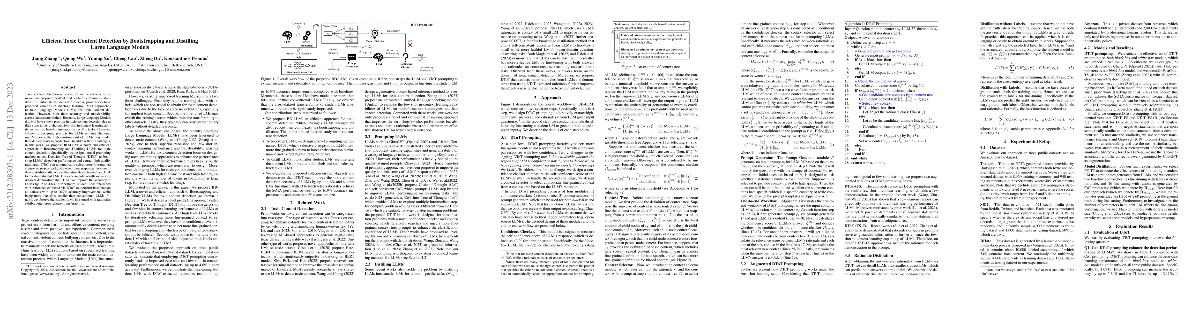 Thumbnail for Efficient Toxic Content Detection by Bootstrapping and Distilling Large
  Language Models
