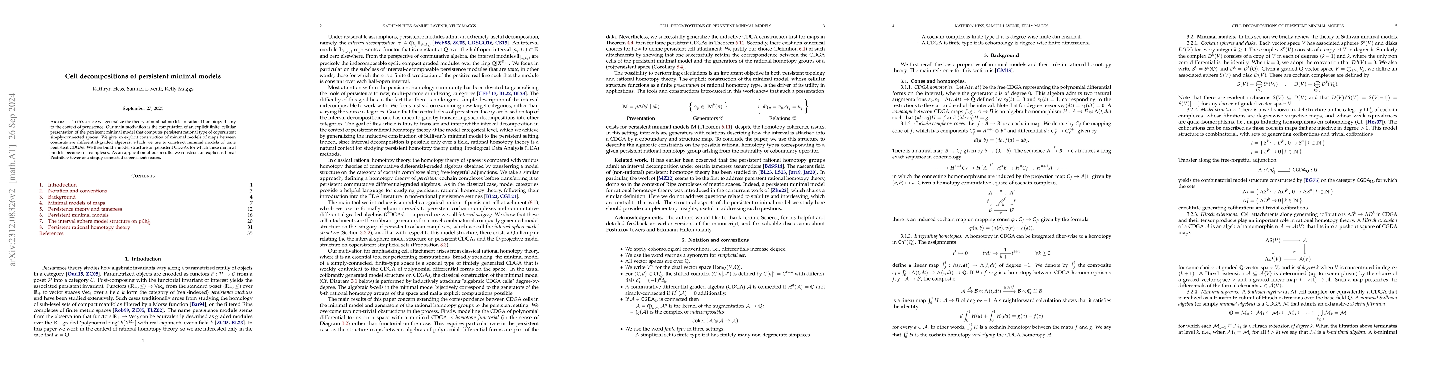 Thumbnail for Persistent $k$-minimal models and the interval sphere model structure