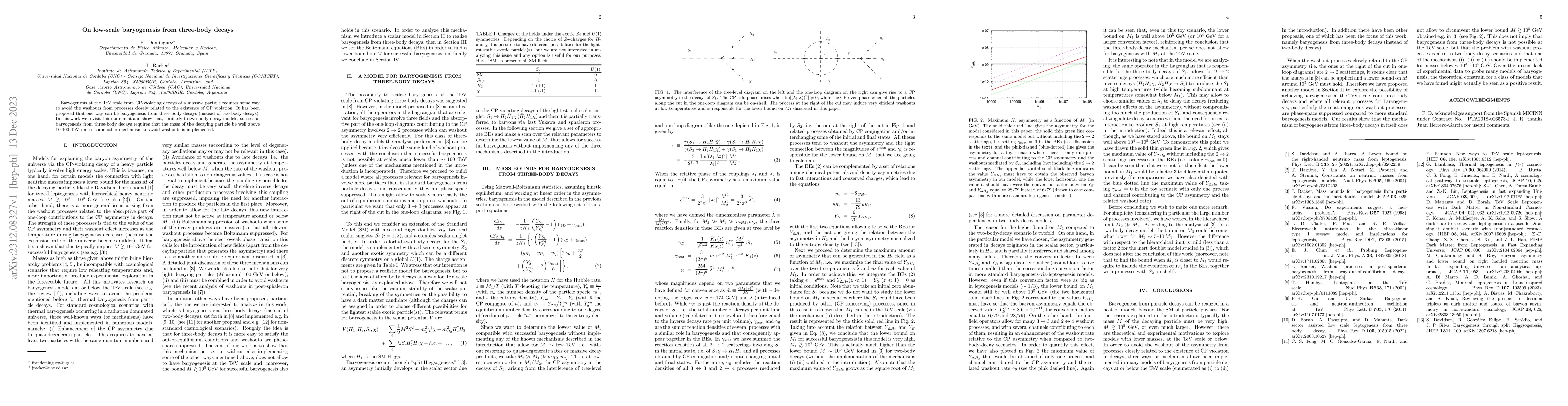 Thumbnail for On low-scale baryogenesis from three-body decays