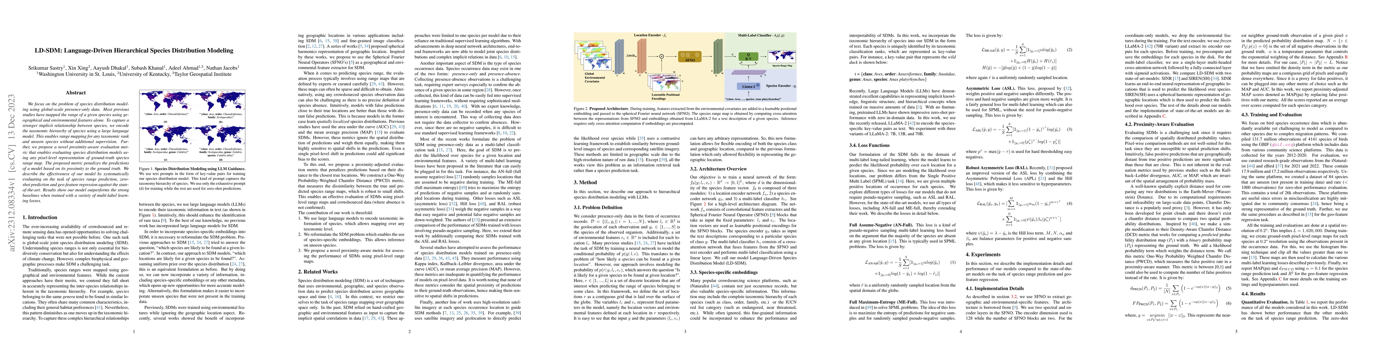 Thumbnail for LD-SDM: Language-Driven Hierarchical Species Distribution Modeling