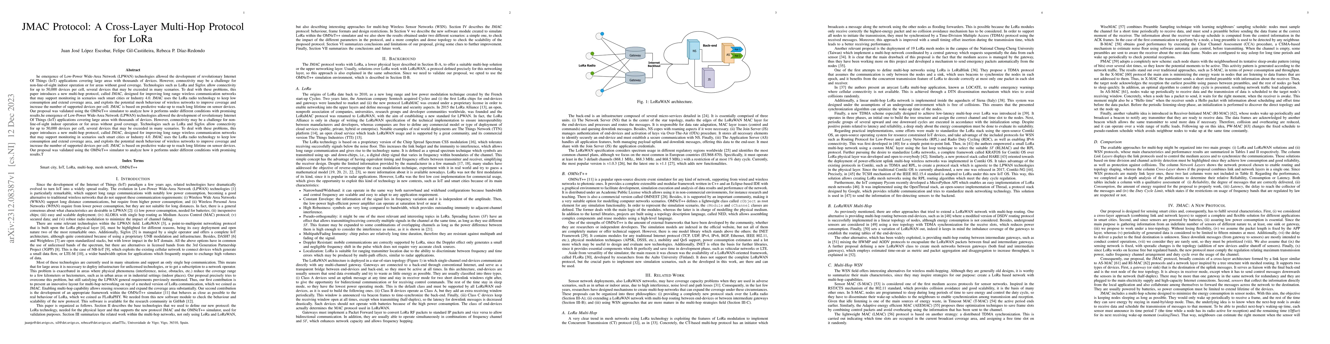 Thumbnail for JMAC Protocol: A Cross-Layer Multi-Hop Protocol for LoRa