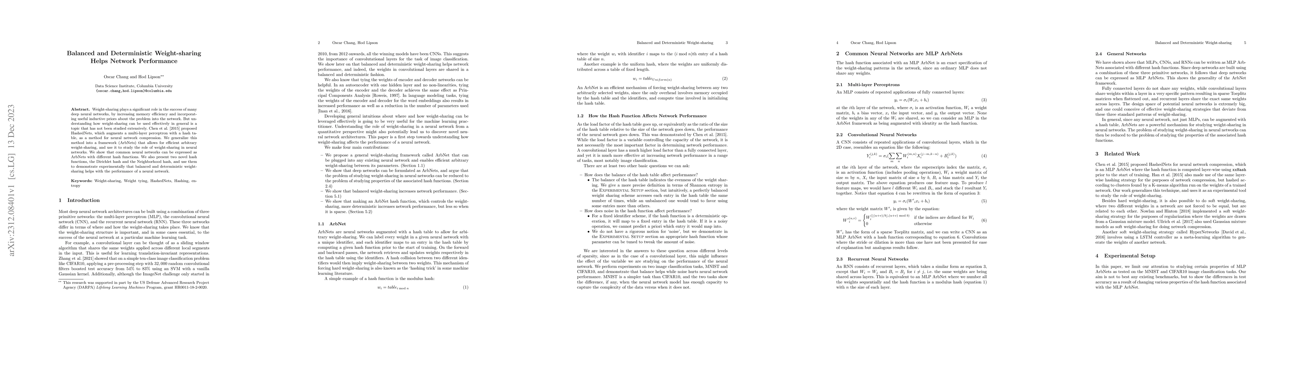 Thumbnail for Balanced and Deterministic Weight-sharing Helps Network Performance