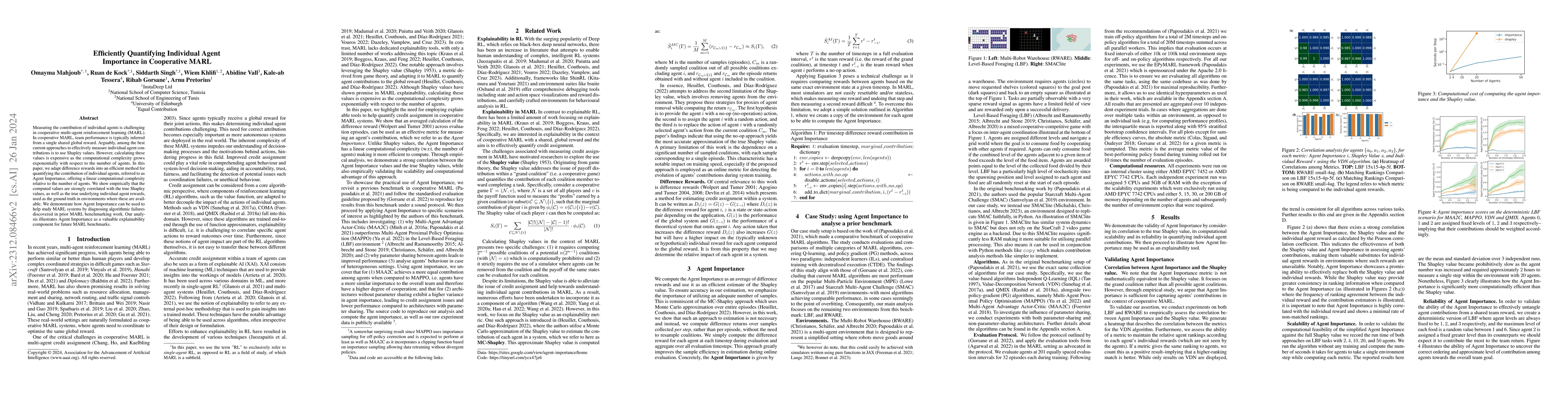 Thumbnail for Efficiently Quantifying Individual Agent Importance in Cooperative MARL