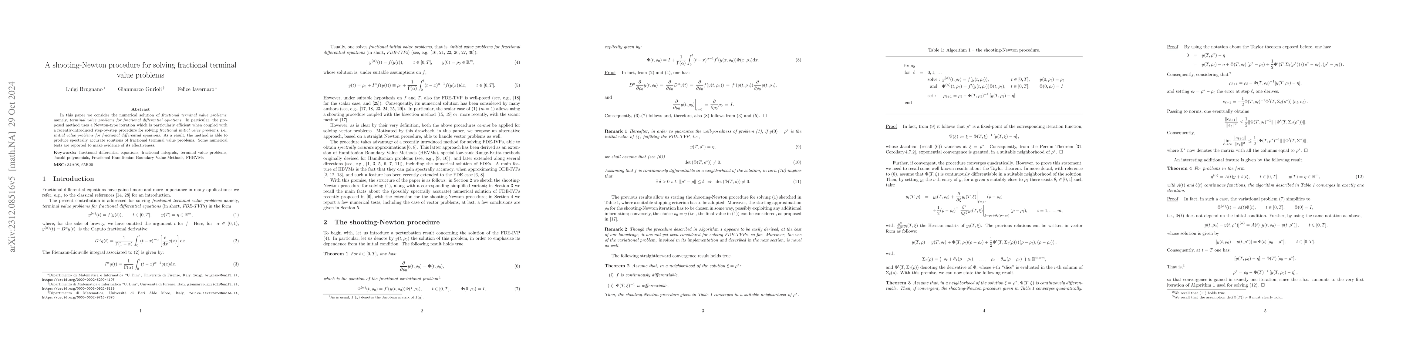 Thumbnail for A shooting-Newton procedure for solving fractional terminal value
  problems