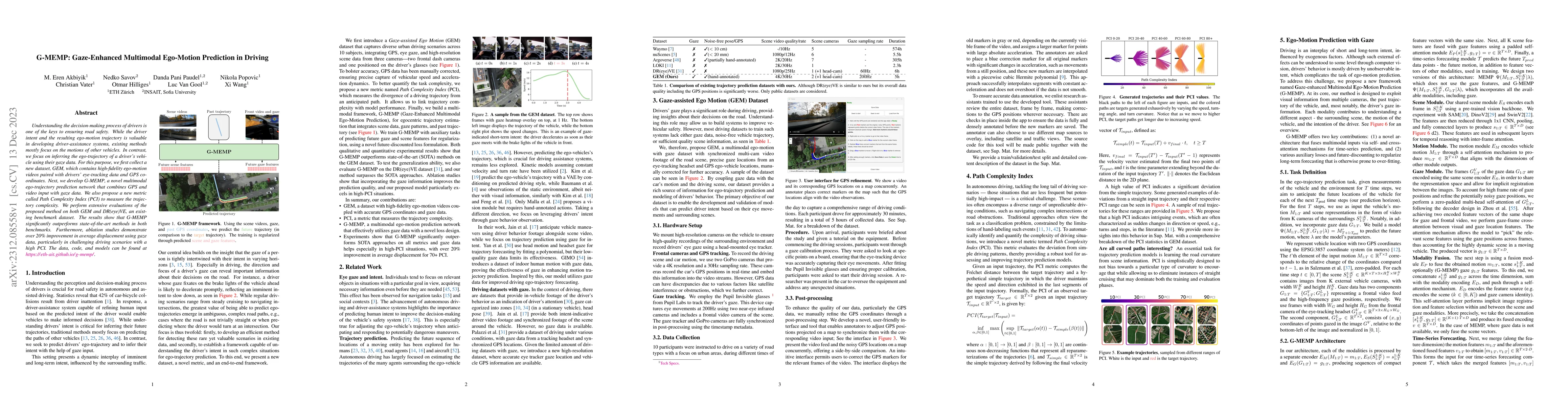 Thumbnail for G-MEMP: Gaze-Enhanced Multimodal Ego-Motion Prediction in Driving