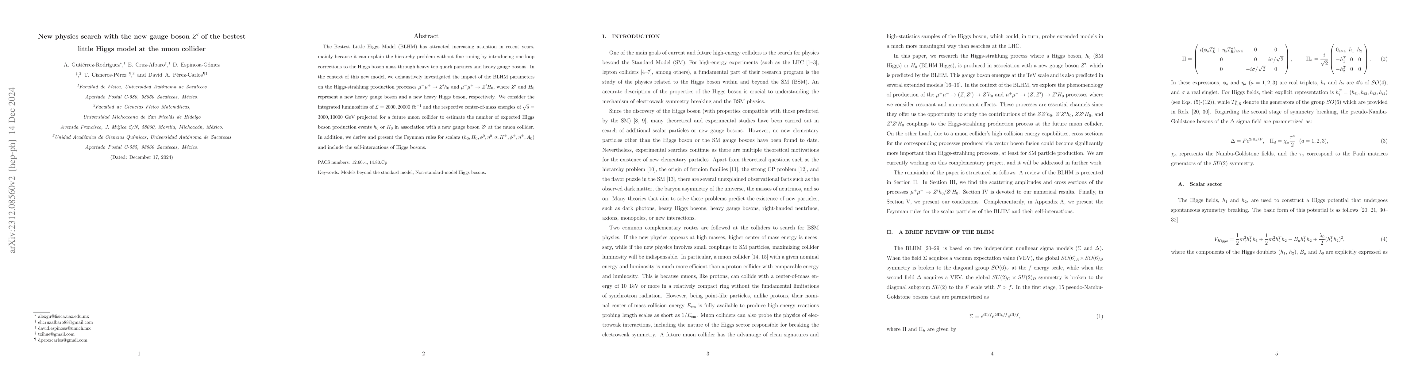 Thumbnail for Feynman rules for Scalars at the Bestest Little Higgs Model