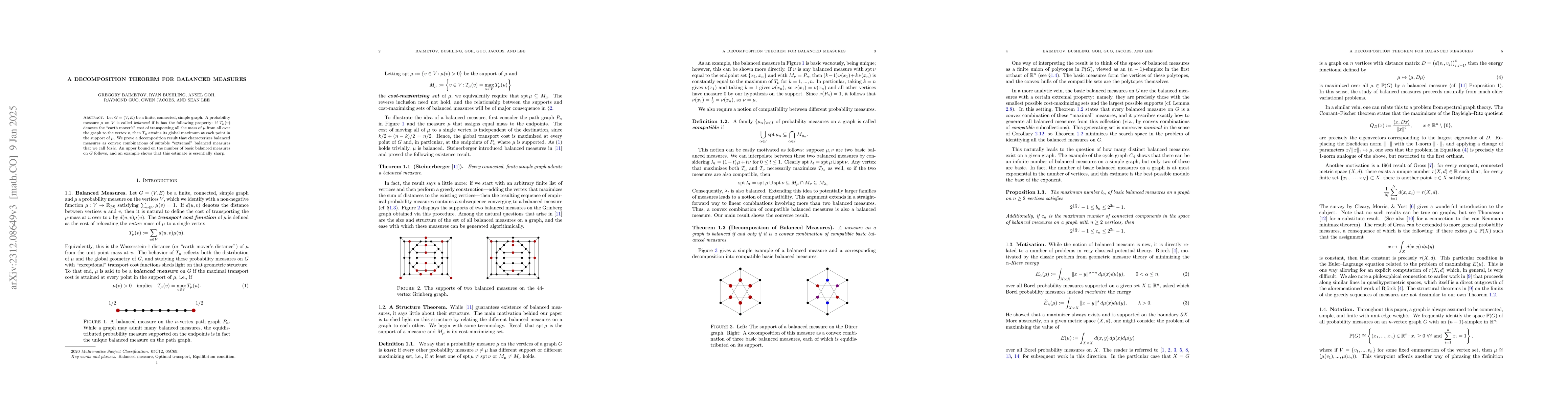 Thumbnail for A decomposition theorem for balanced measures