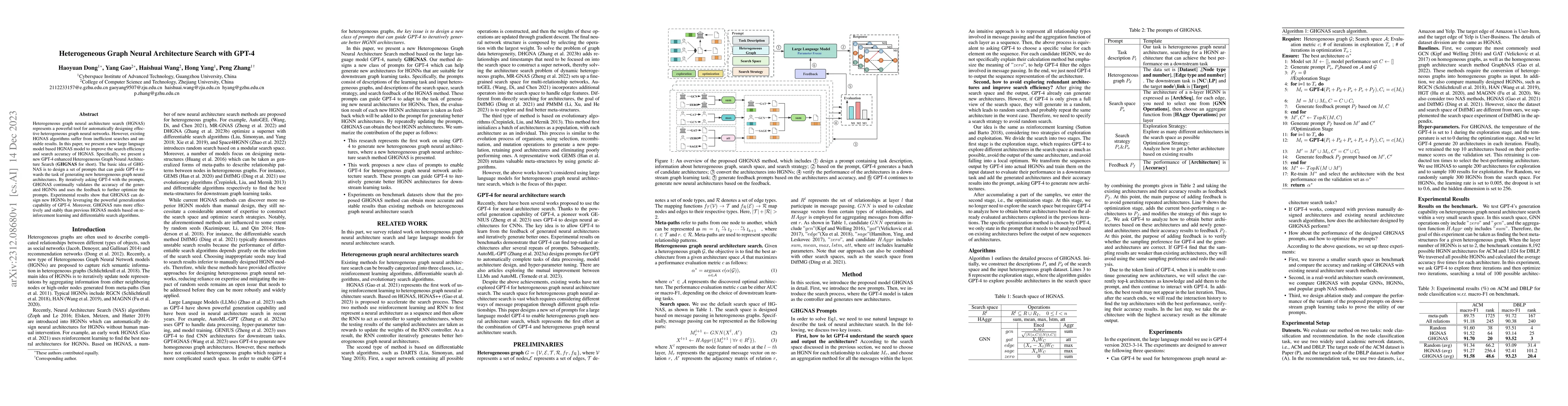 Thumbnail for Heterogeneous Graph Neural Architecture Search with GPT-4