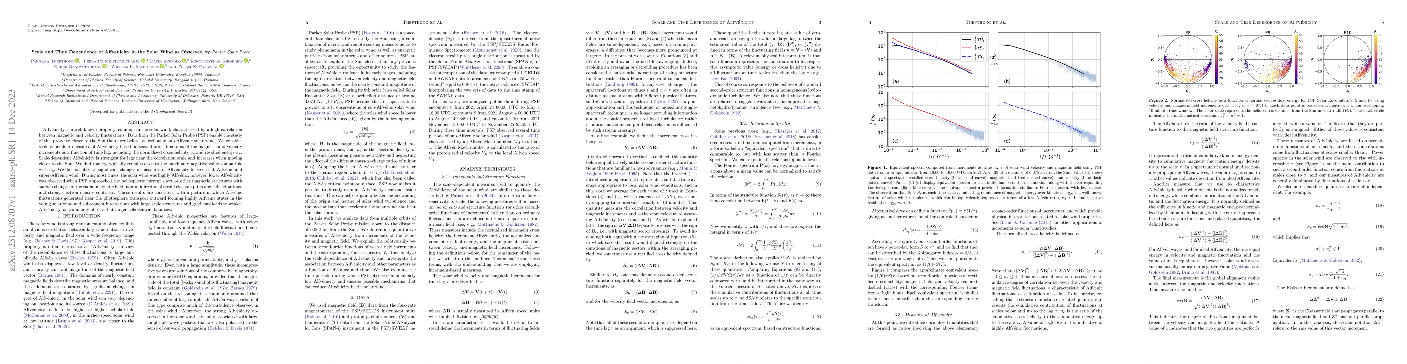 Thumbnail for Scale and Time Dependence of Alfv\'enicity in the Solar Wind as Observed
  by {\it Parker Solar Probe}