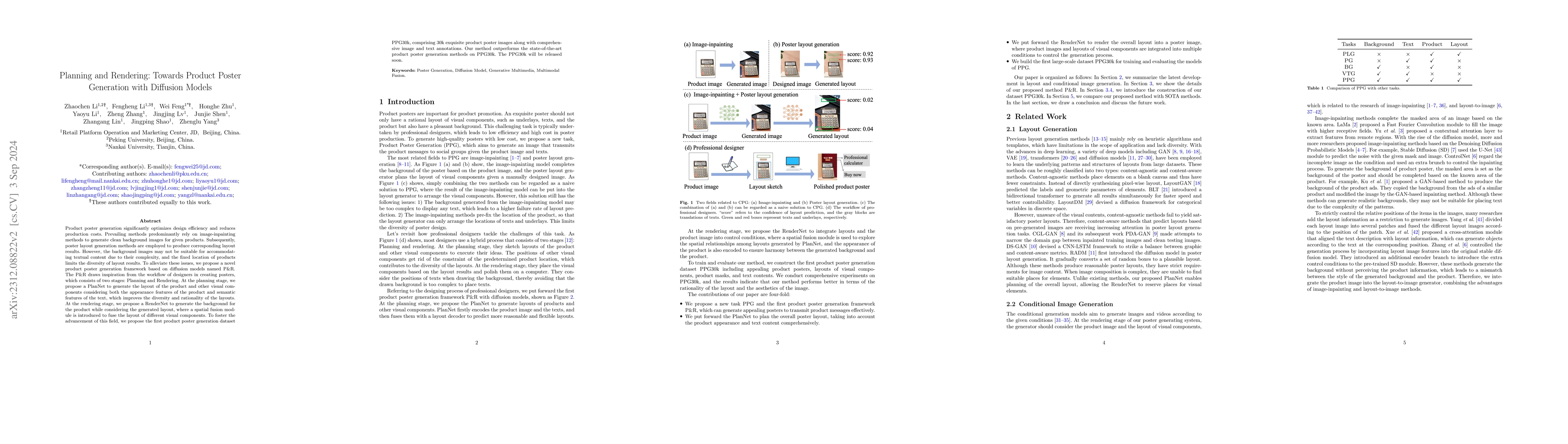 Thumbnail for Planning and Rendering: Towards End-to-End Product Poster Generation