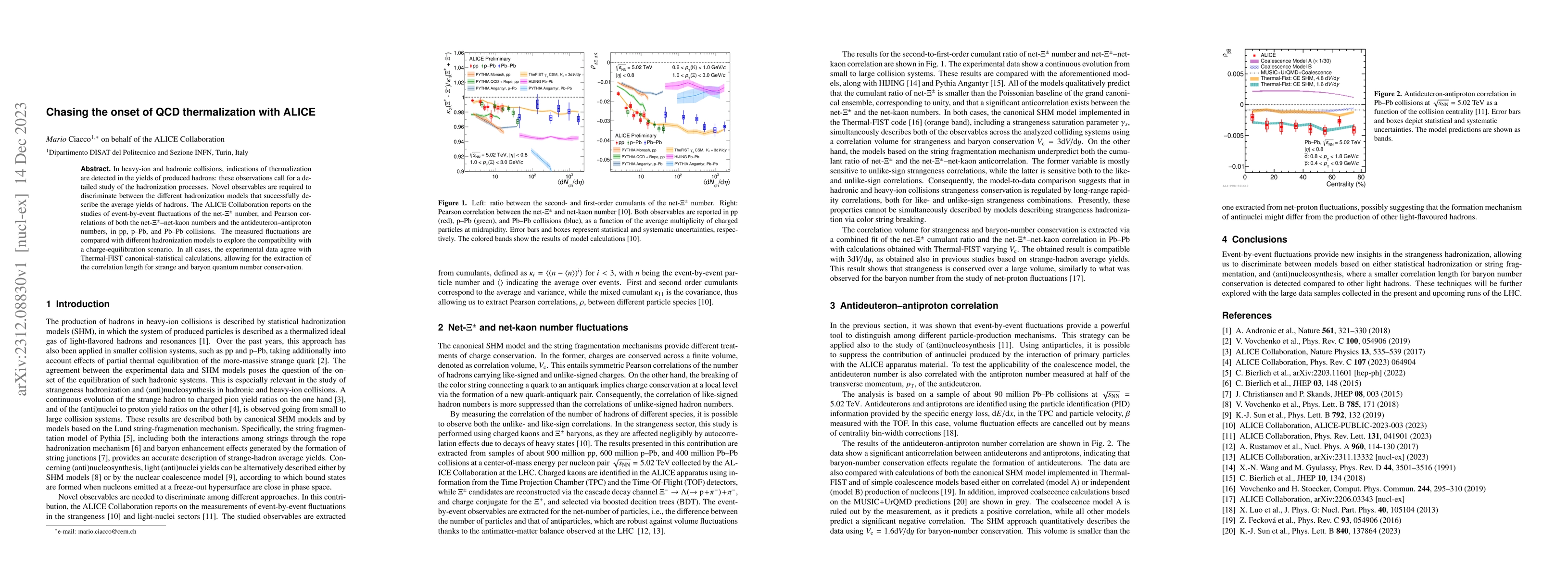 Thumbnail for Chasing the onset of QCD thermalization with ALICE