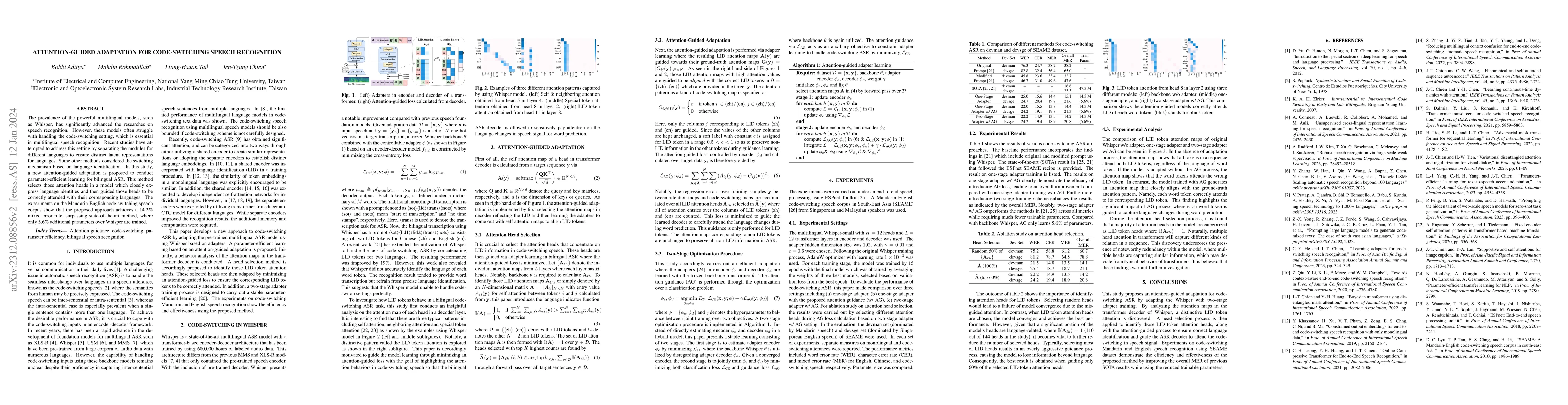 Thumbnail for Attention-Guided Adaptation for Code-Switching Speech Recognition