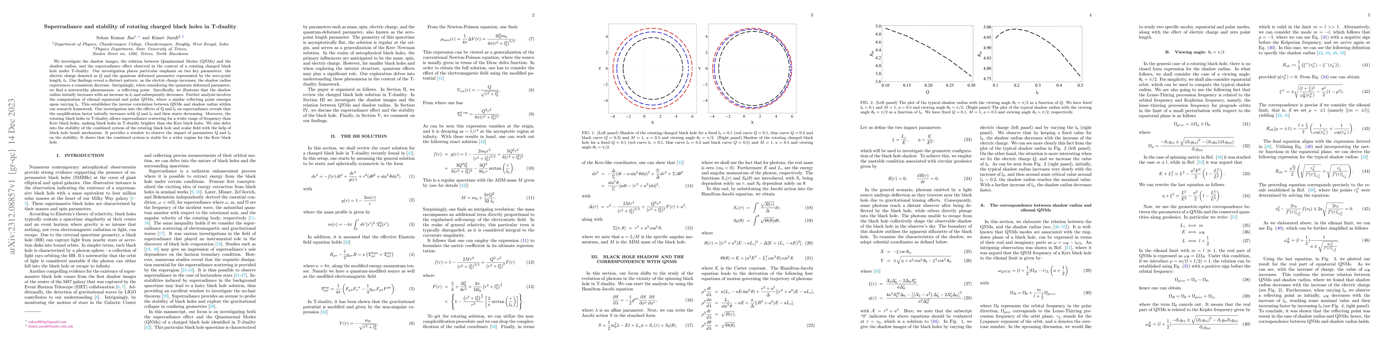Thumbnail for Superradiance and stability of rotating charged black holes in T-duality