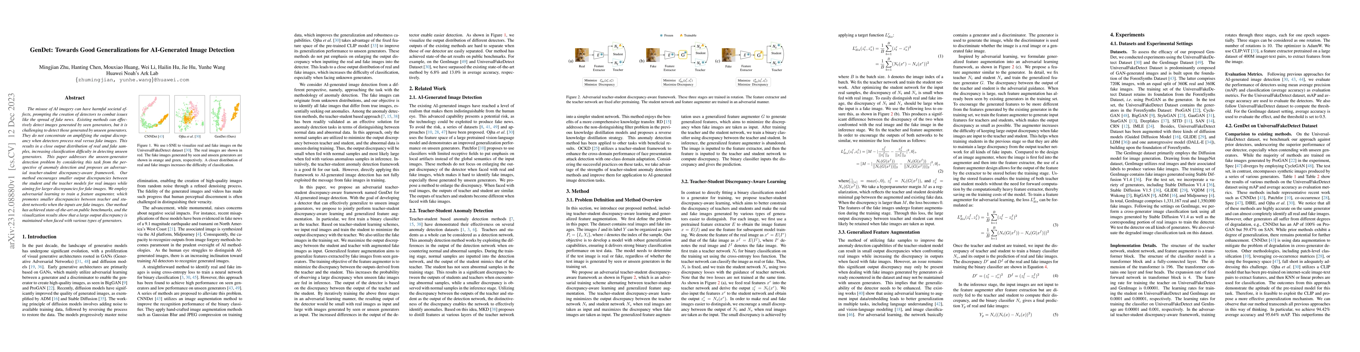 Thumbnail for GenDet: Towards Good Generalizations for AI-Generated Image Detection