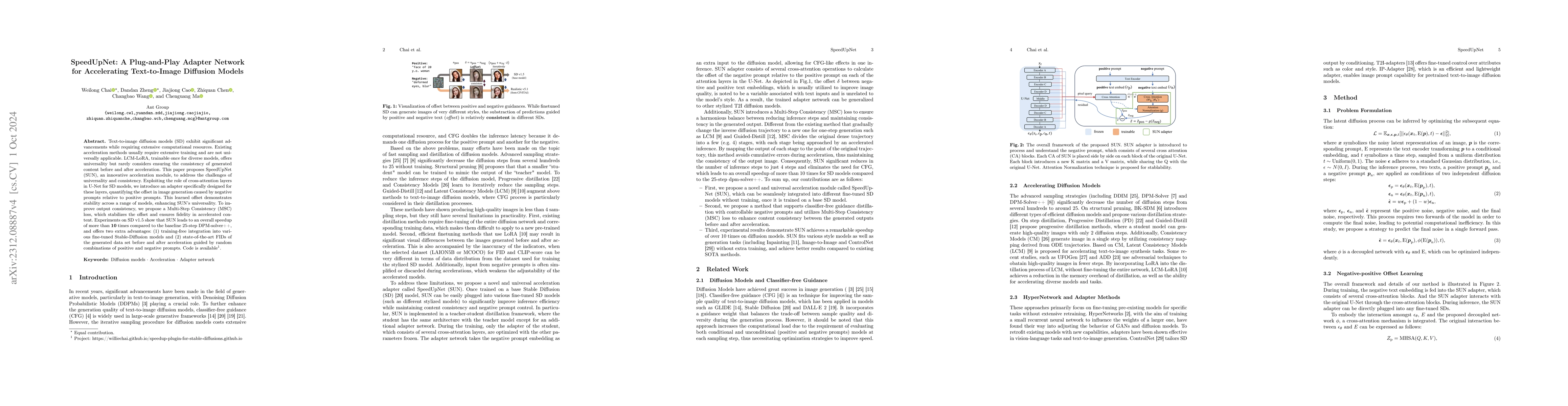 Thumbnail for SpeedUpNet: A Plug-and-Play Hyper-Network for Accelerating Text-to-Image
  Diffusion Models