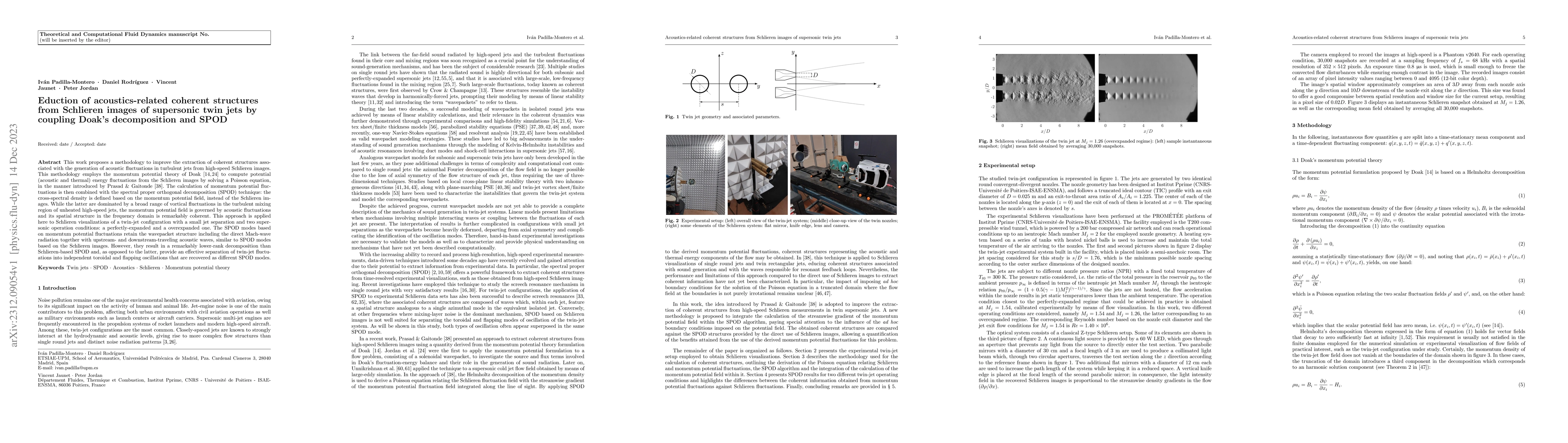 Thumbnail for Eduction of acoustics-related coherent structures from Schlieren images
  of supersonic twin jets by coupling Doak's decomposition and SPOD
