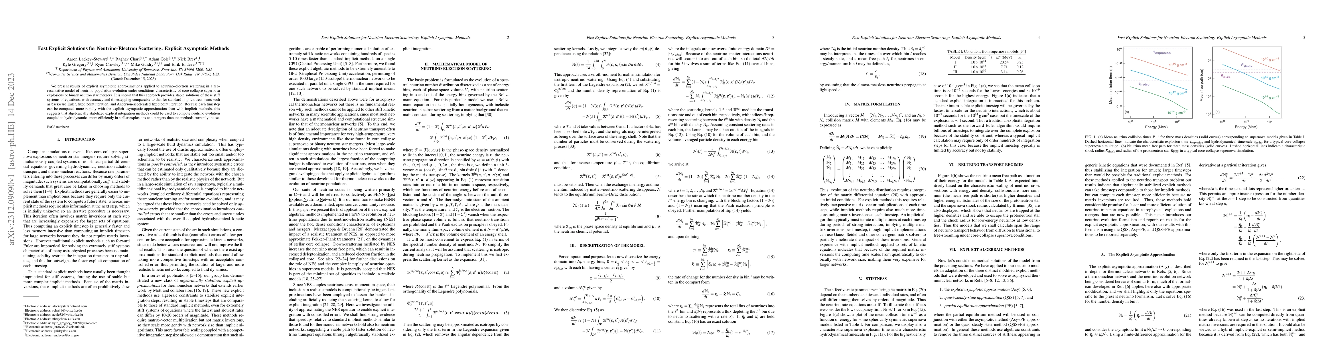Thumbnail for Fast Explicit Solutions for Neutrino-Electron Scattering: Explicit
  Asymptotic Methods