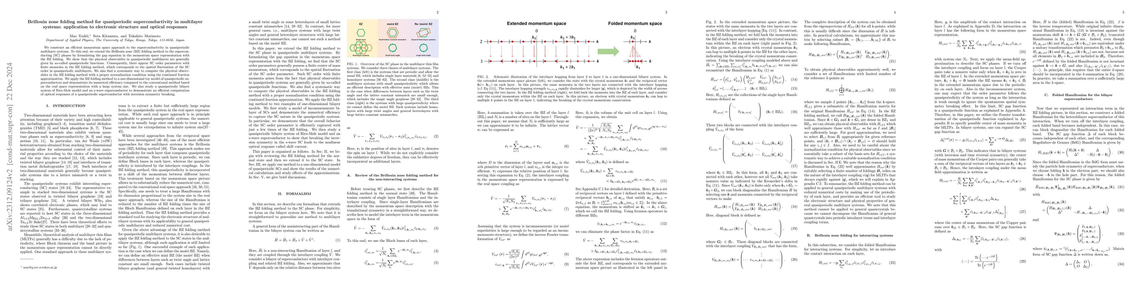 Thumbnail for Efficient momentum space approach to superconductivity in quasiperiodic
  systems