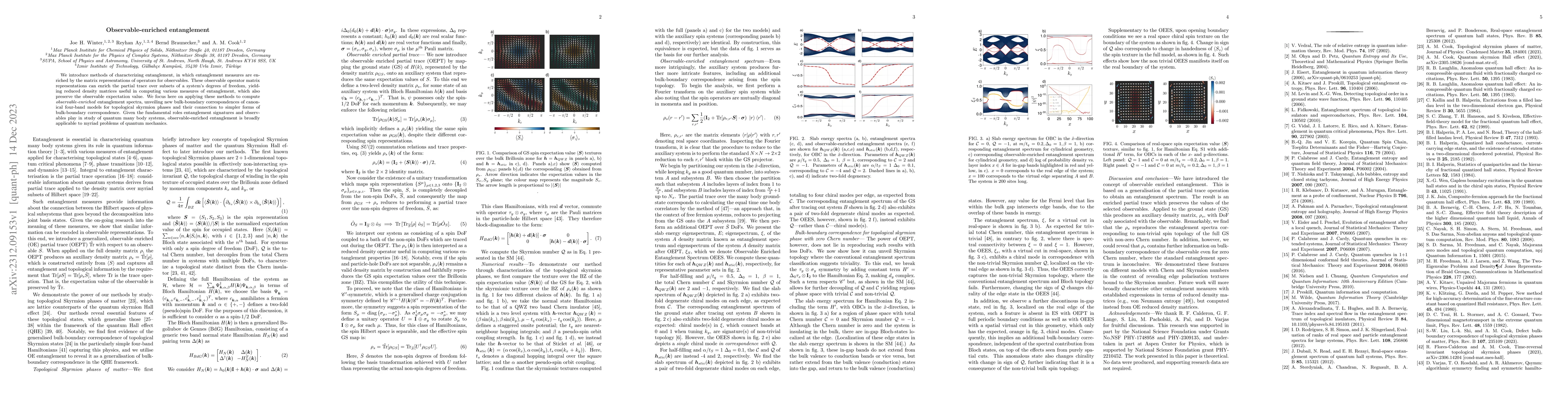 Thumbnail for Observable-enriched entanglement